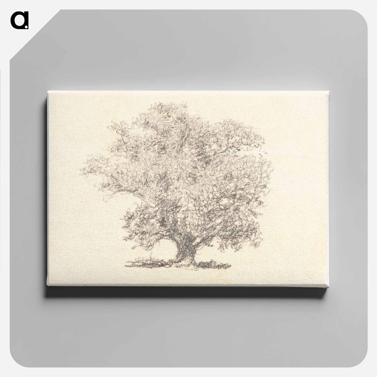 アートパネル-A Tree in Full-Leaf - ウィリアム ヘンリー ハント Canvas.