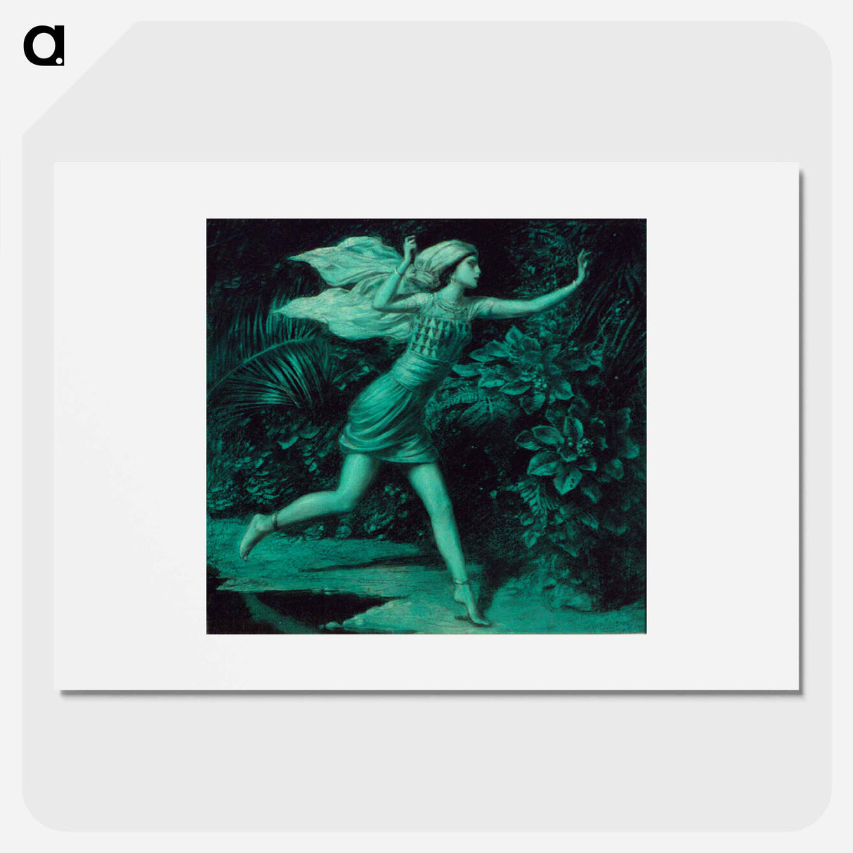 She flung the furlongs behind her at a rate that none of the men could equal - ウワディスワフ テオドール ベンダ Poster.