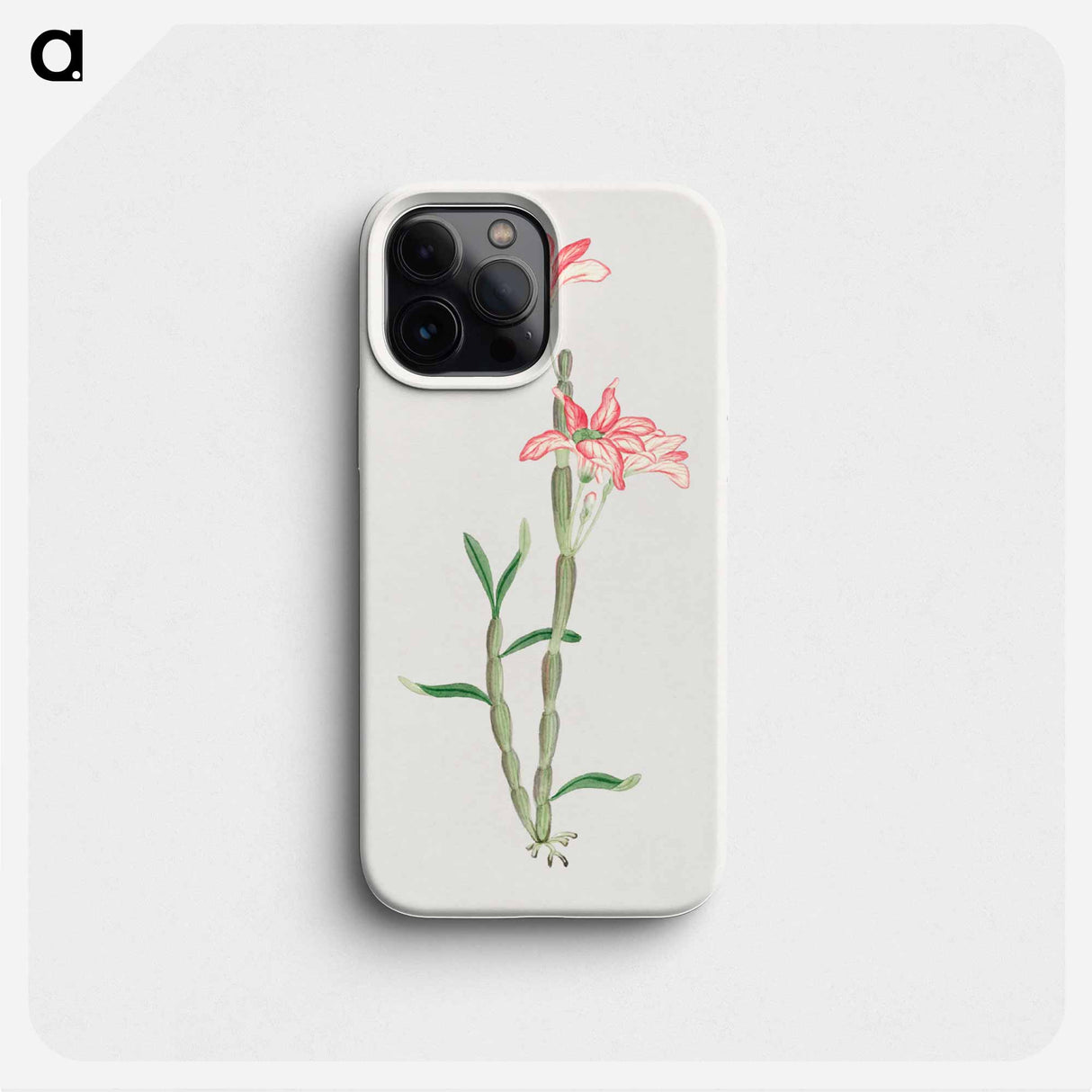 Sakoku - 19世紀の日本の花 Phone Case.