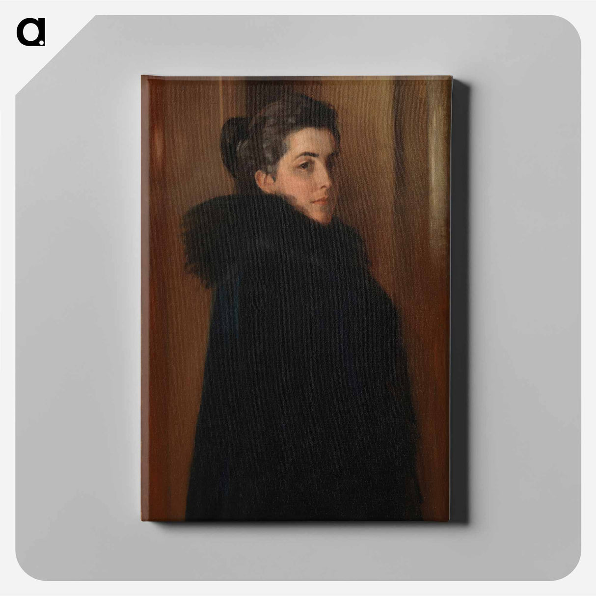 Portrait of the artist's wife ellan edelfelt - アルバート エーデルフェルト Canvas.