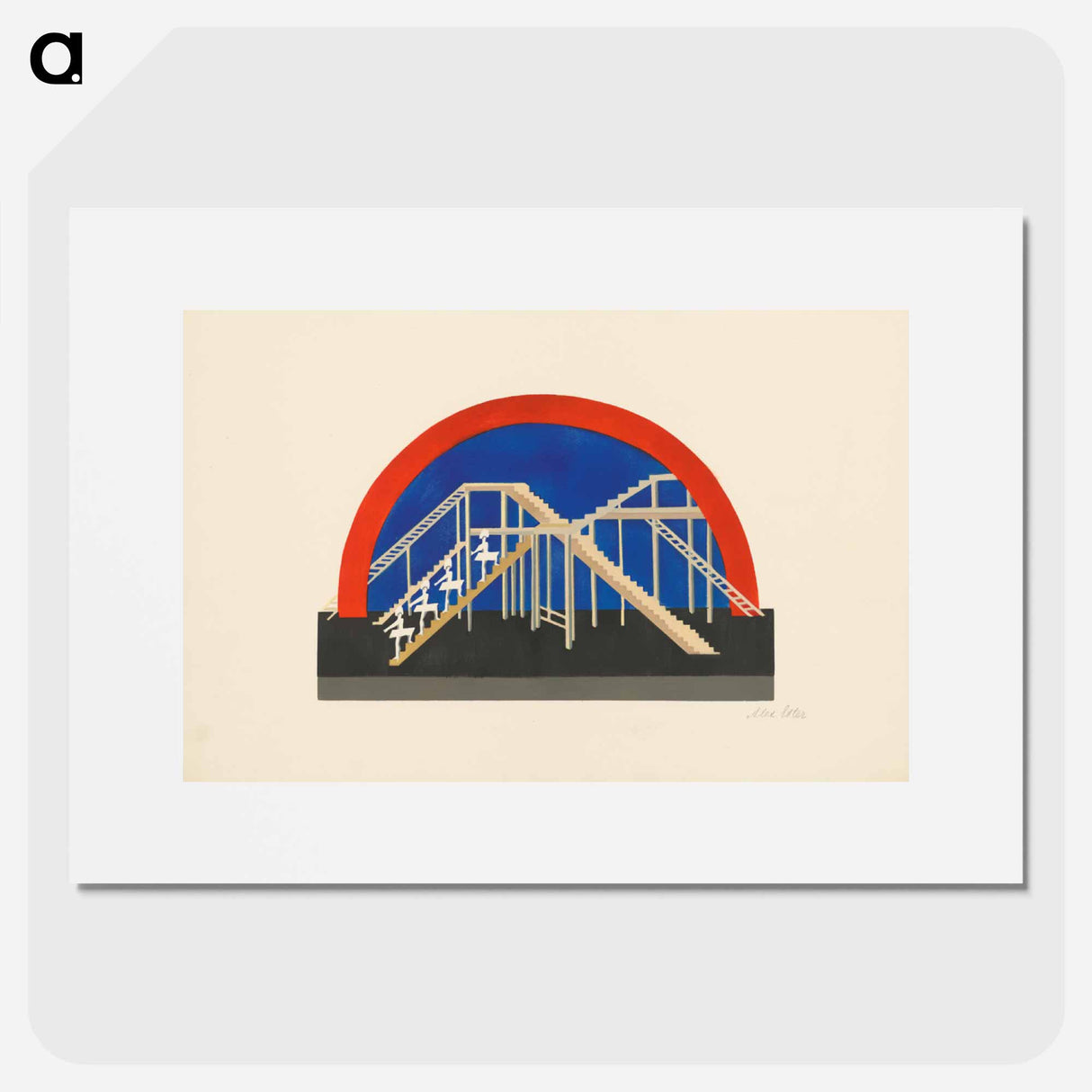 Maquettes de théatre i.-xv. - アレクサンドラ エクスター Poster.