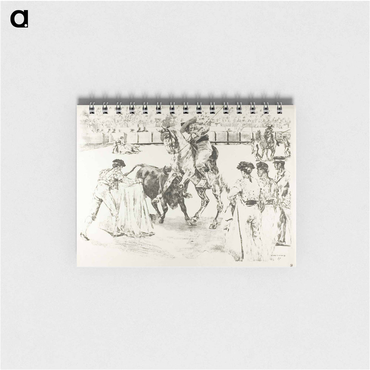 アートメモ帳-Bull-Fight - アレクサンドル ルノア Memo.