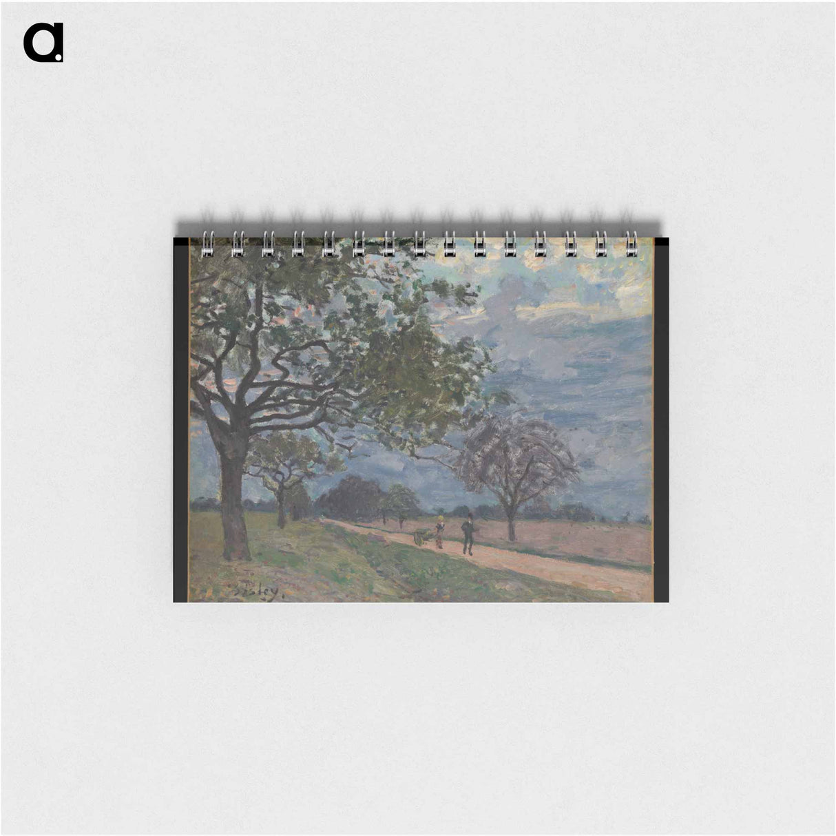 The Road from Versailles to Louveciennes - アルフレッド シスレー Memo.