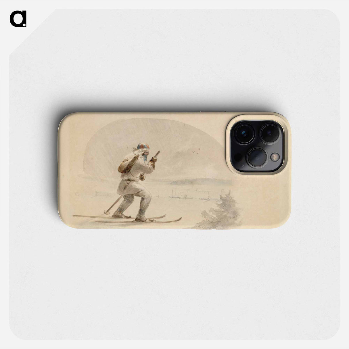 Laplander skiing - アンダース エクマン Phone Case.