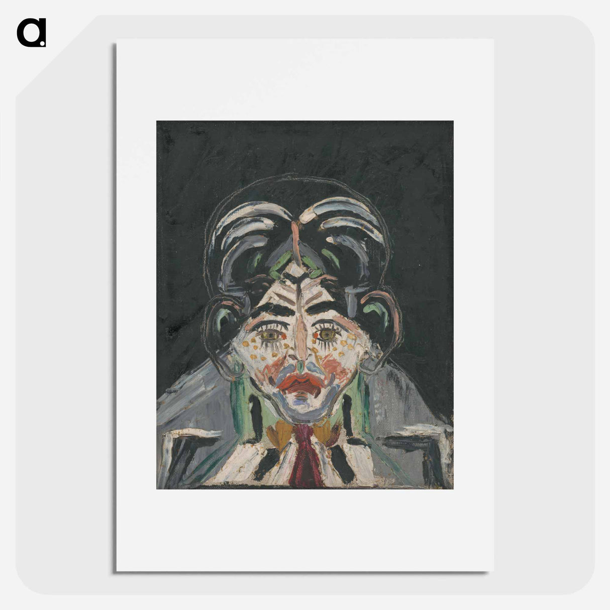 Head of a woman - アーノルド ピーター ワイズ クビンチャン Poster.