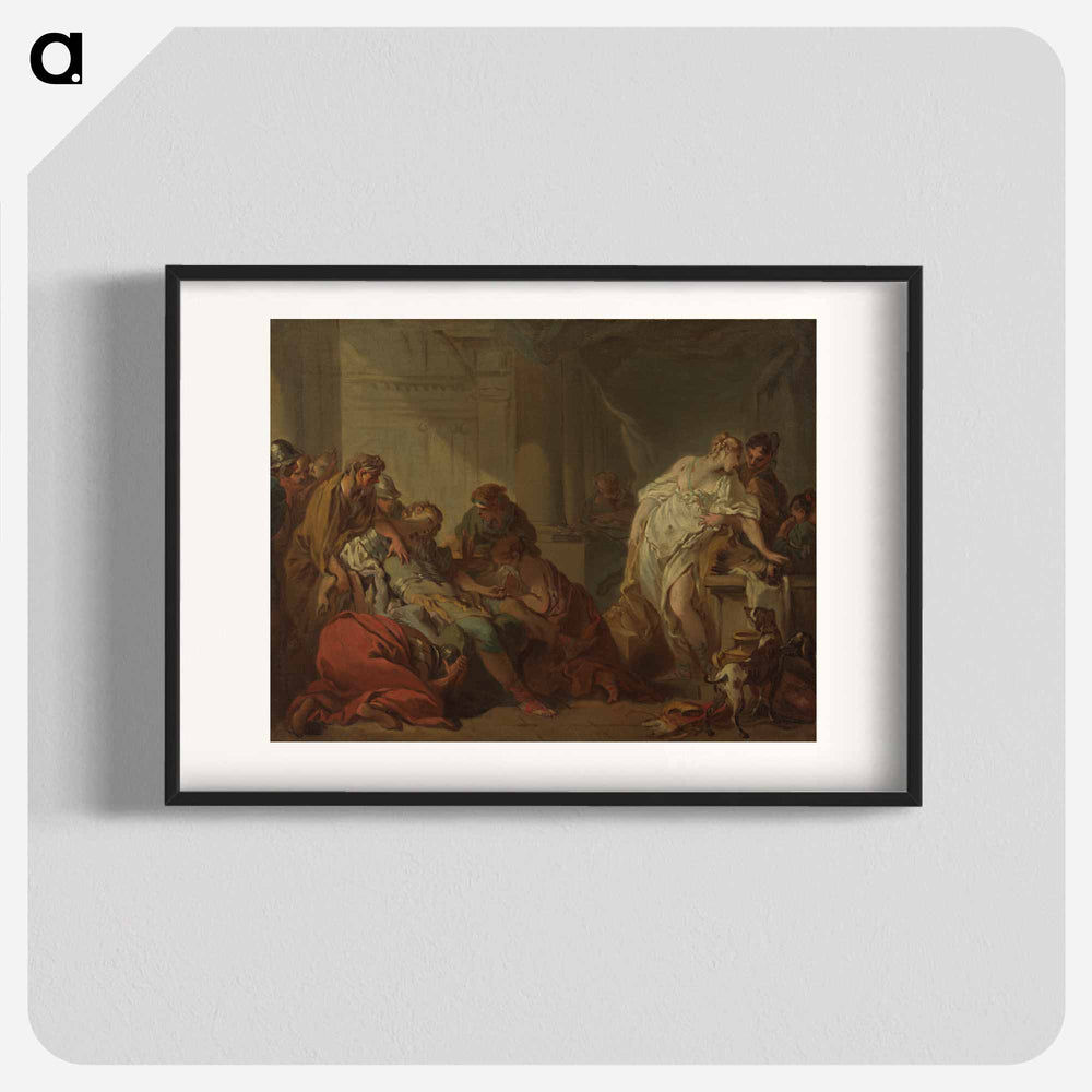 Death of Meleager - Francois Boucher Poster.