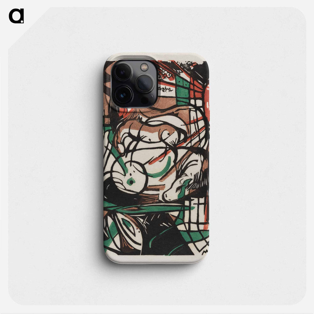 The Birth of Horses - Franz Marc Phone Case.