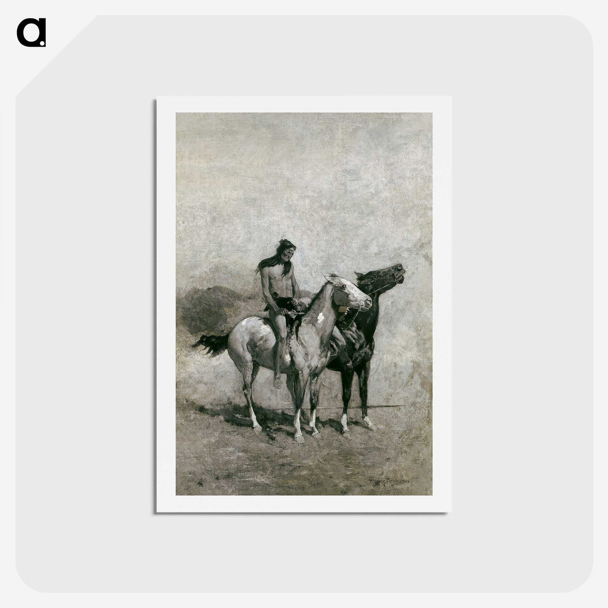 1-15_Frederic-Remington_hagaki