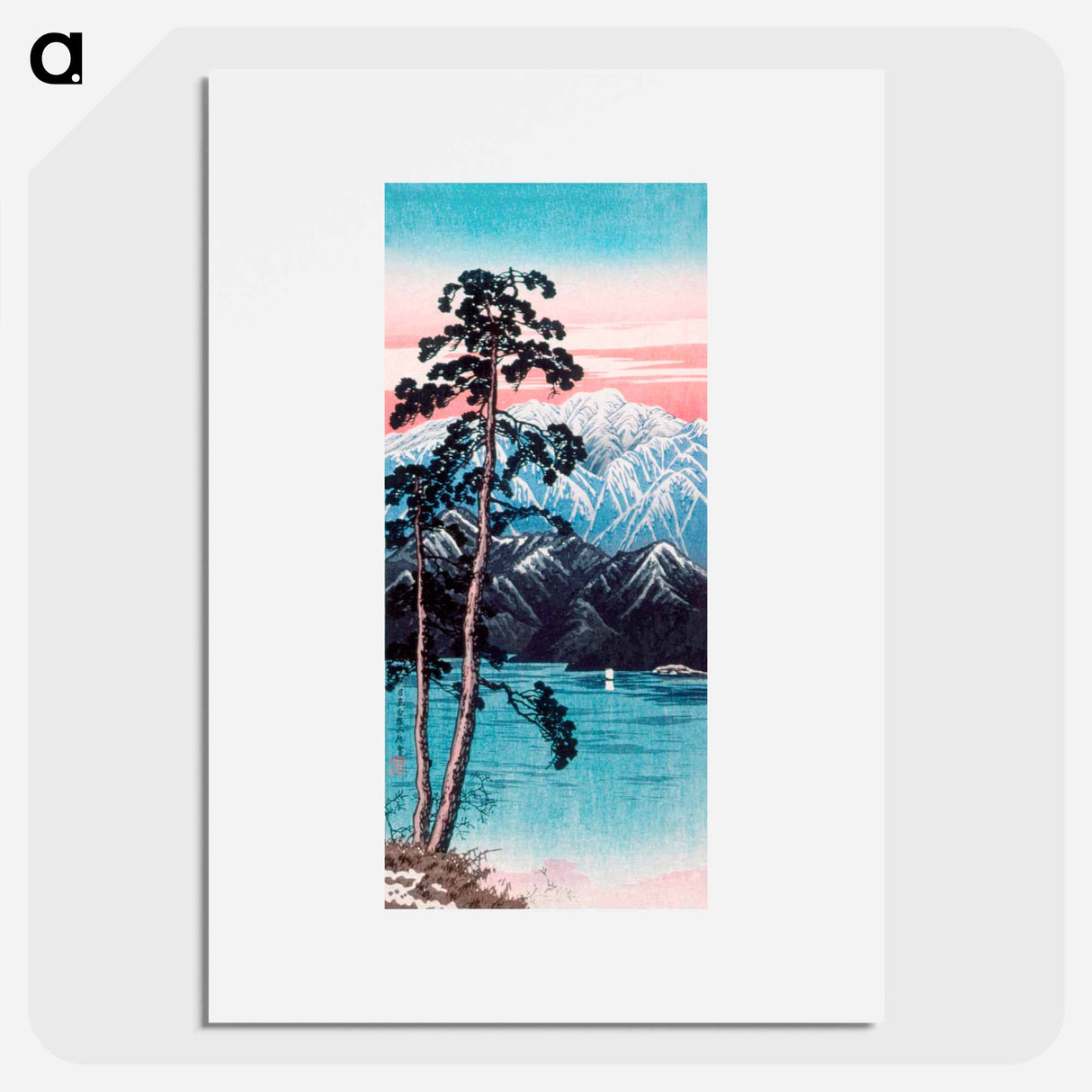Lingering Snow on Mt. Shirane, Nikkō - 高橋 弘明 Poster.
