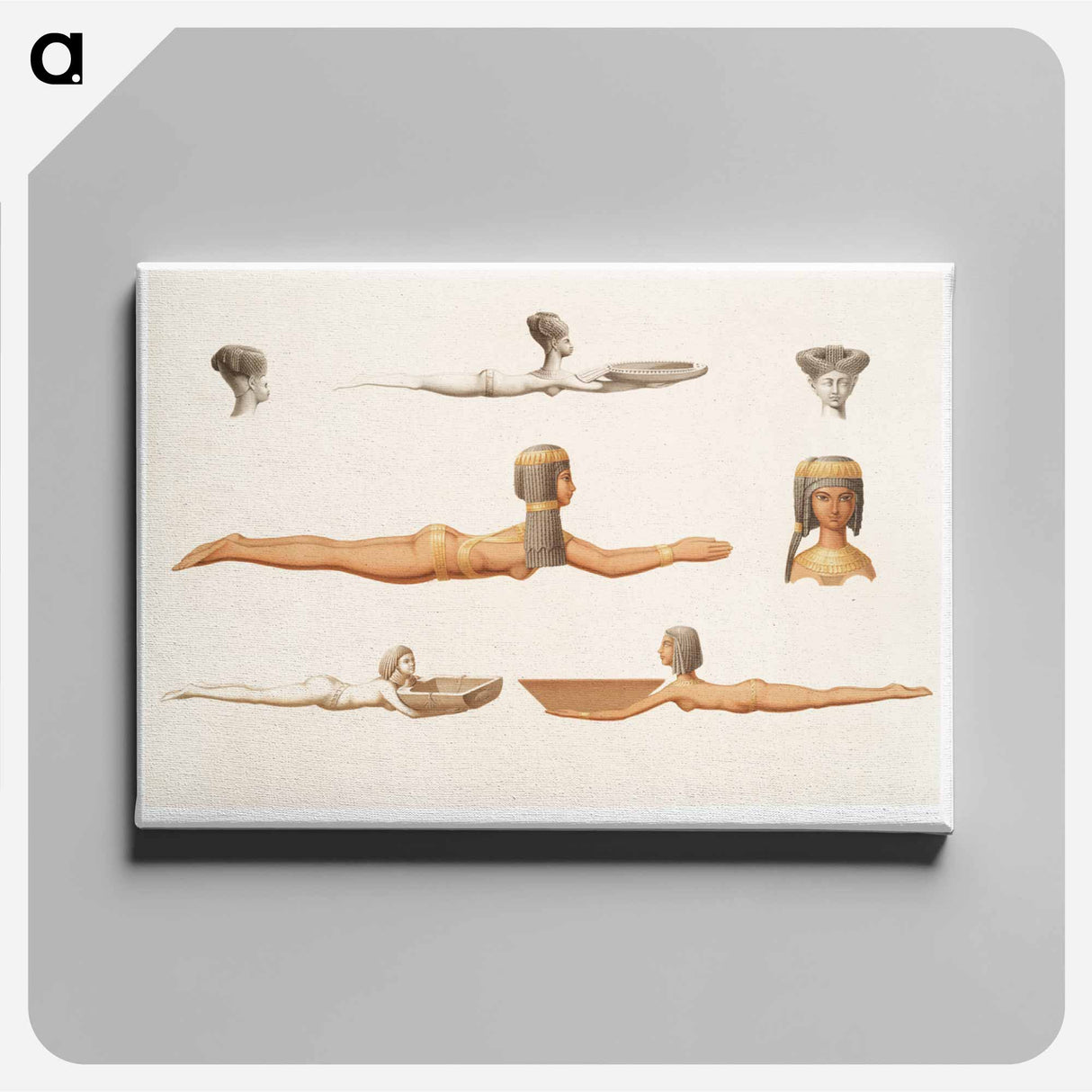 アートパネル-Painted Egyptian Spoons
- エジプト美術史 Canvas.
