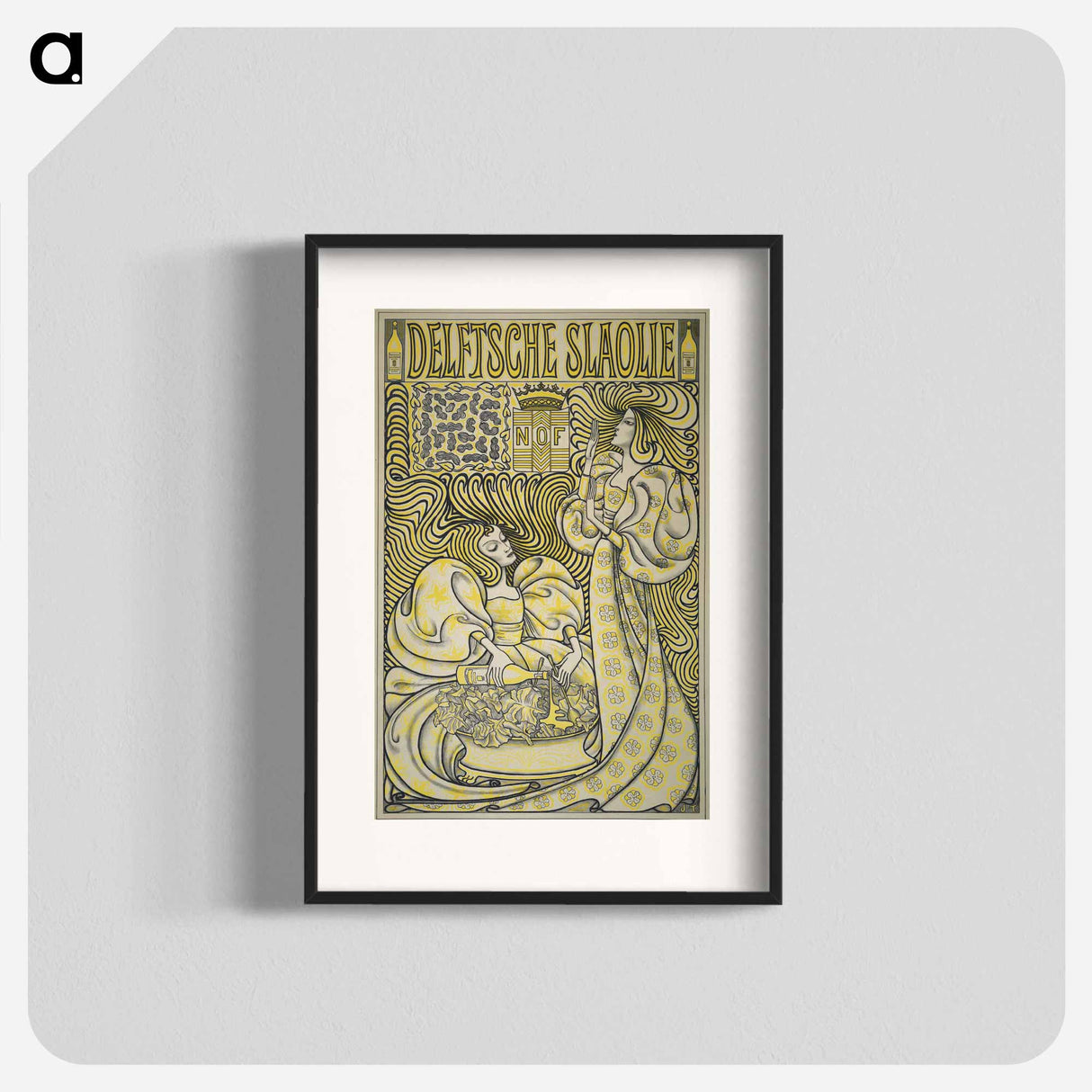 Delft Salad Oil - Jan Toorop Poster.