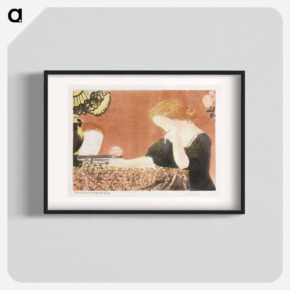 Our Souls, in Languorous Gestures - Maurice Denis Poster.