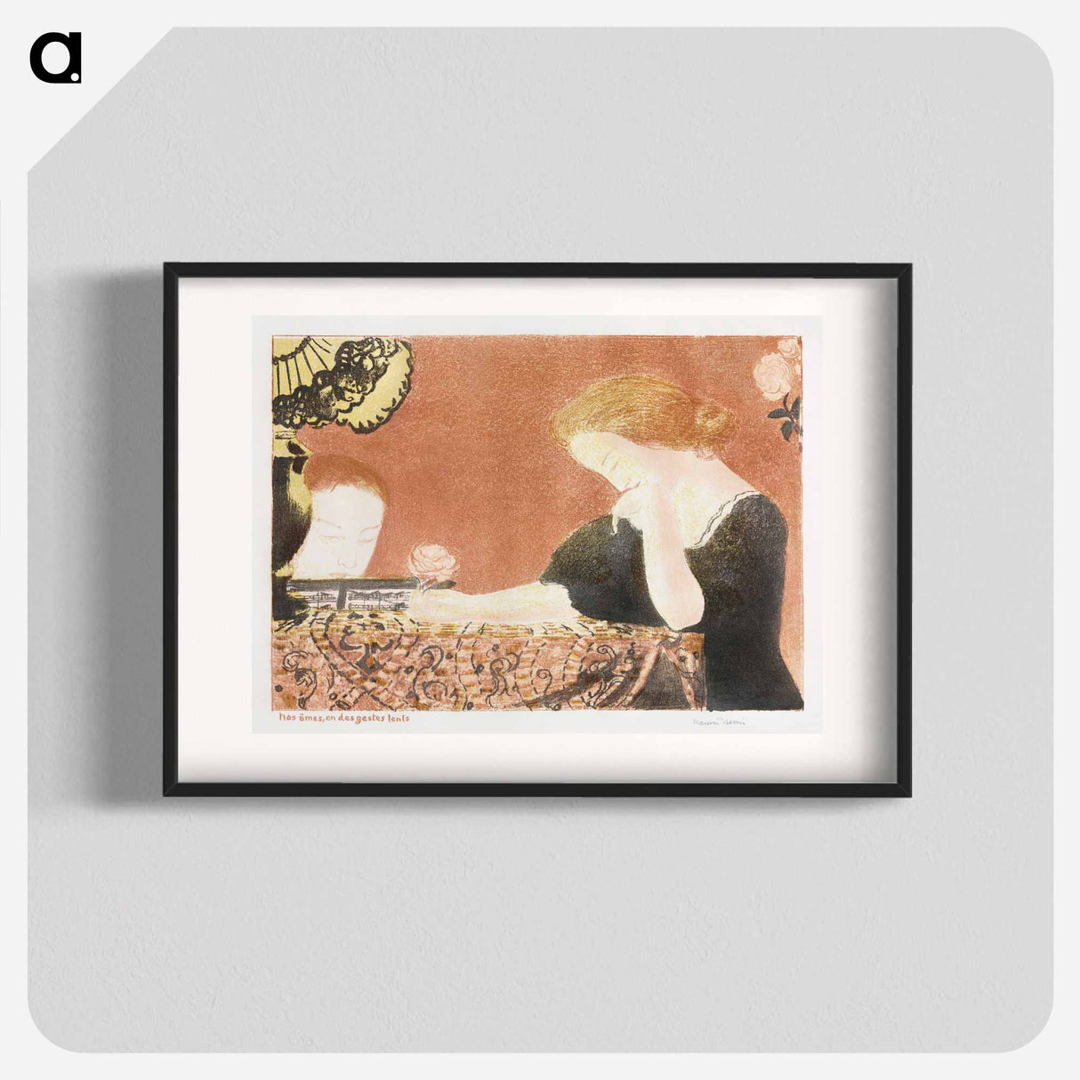 Our Souls, in Languorous Gestures - Maurice Denis Poster.