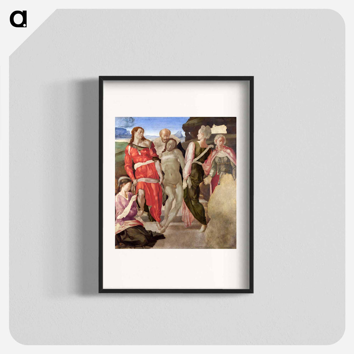 The Entombment - Michelangelo Buonarroti Poster.