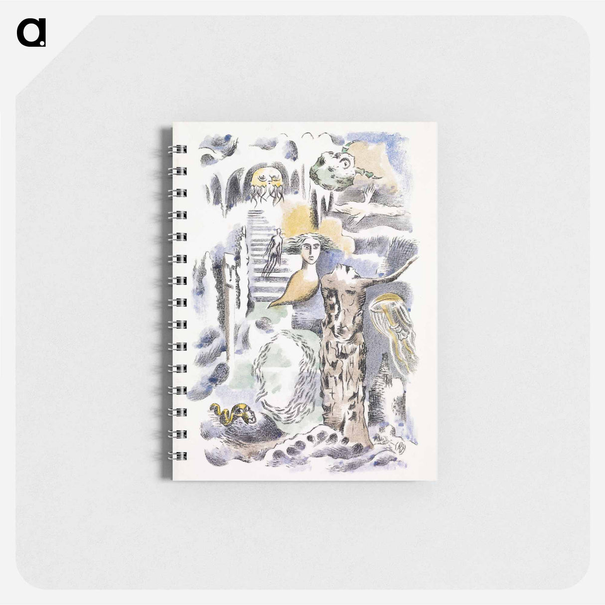 アートメモ帳-Design for Urne Buriall–Ghosts - ポール ナッシュ Memo.