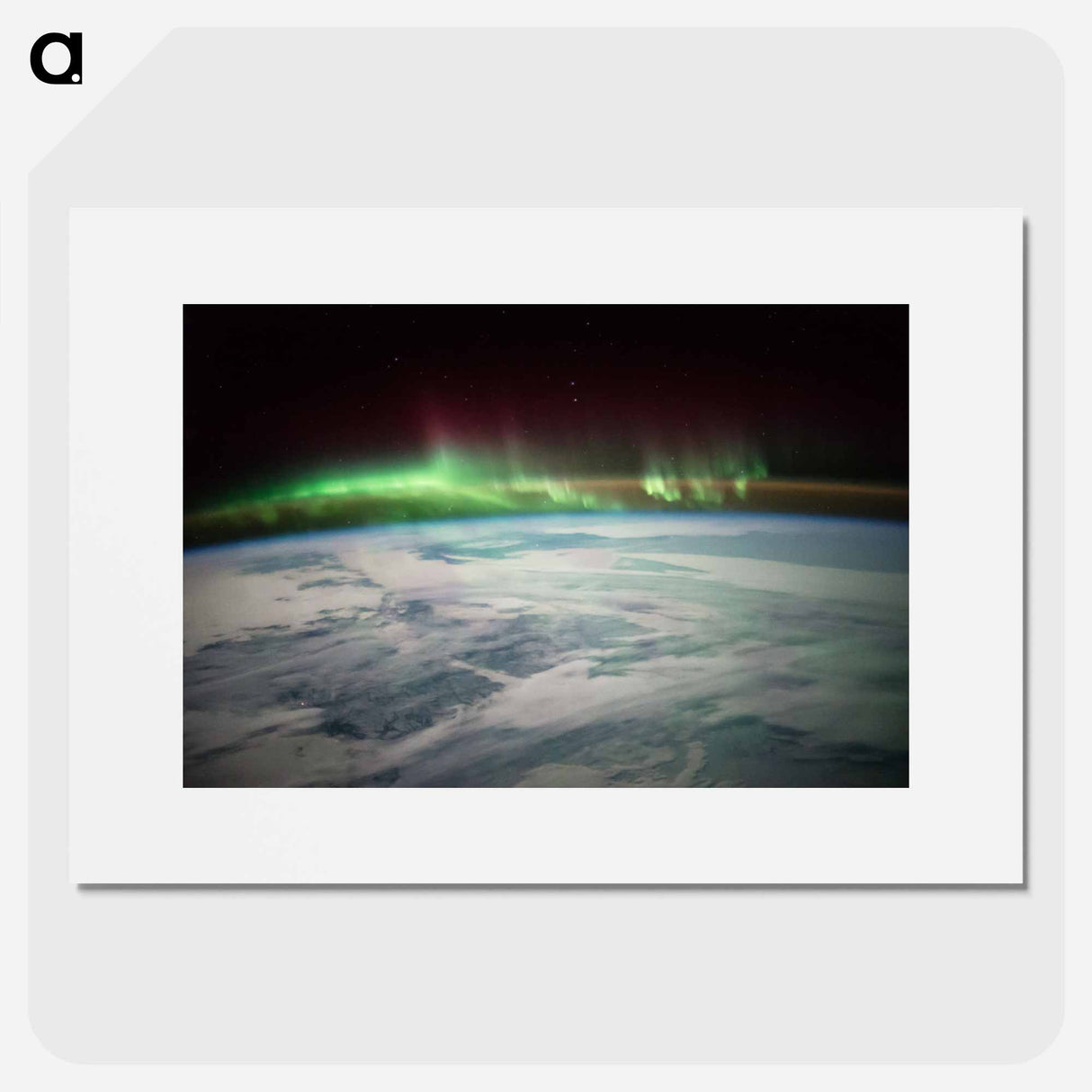 アートポスター-Aurora Borealis over Canada
- 地球 Poster.