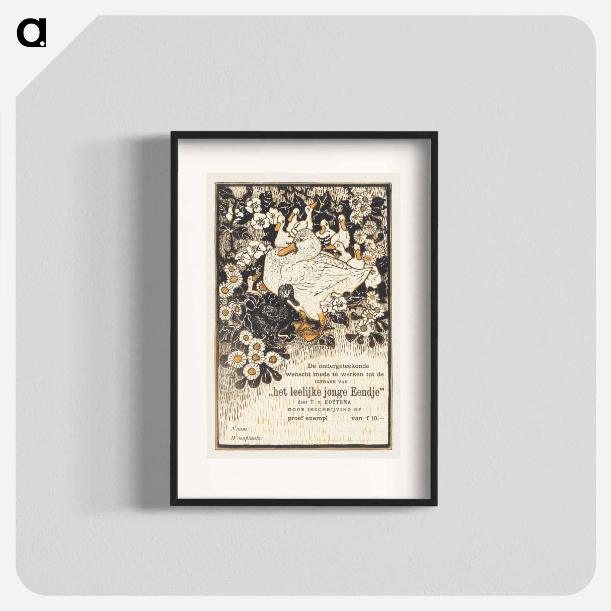 The leaflet is a gift - Theo van Hoytema Poster.