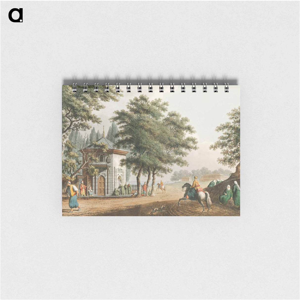 Pera from Views in the Ottoman Dominions, in Europe, in Asia, and some of the Mediterranean islands - オスマン帝国領内の景色 Memo.