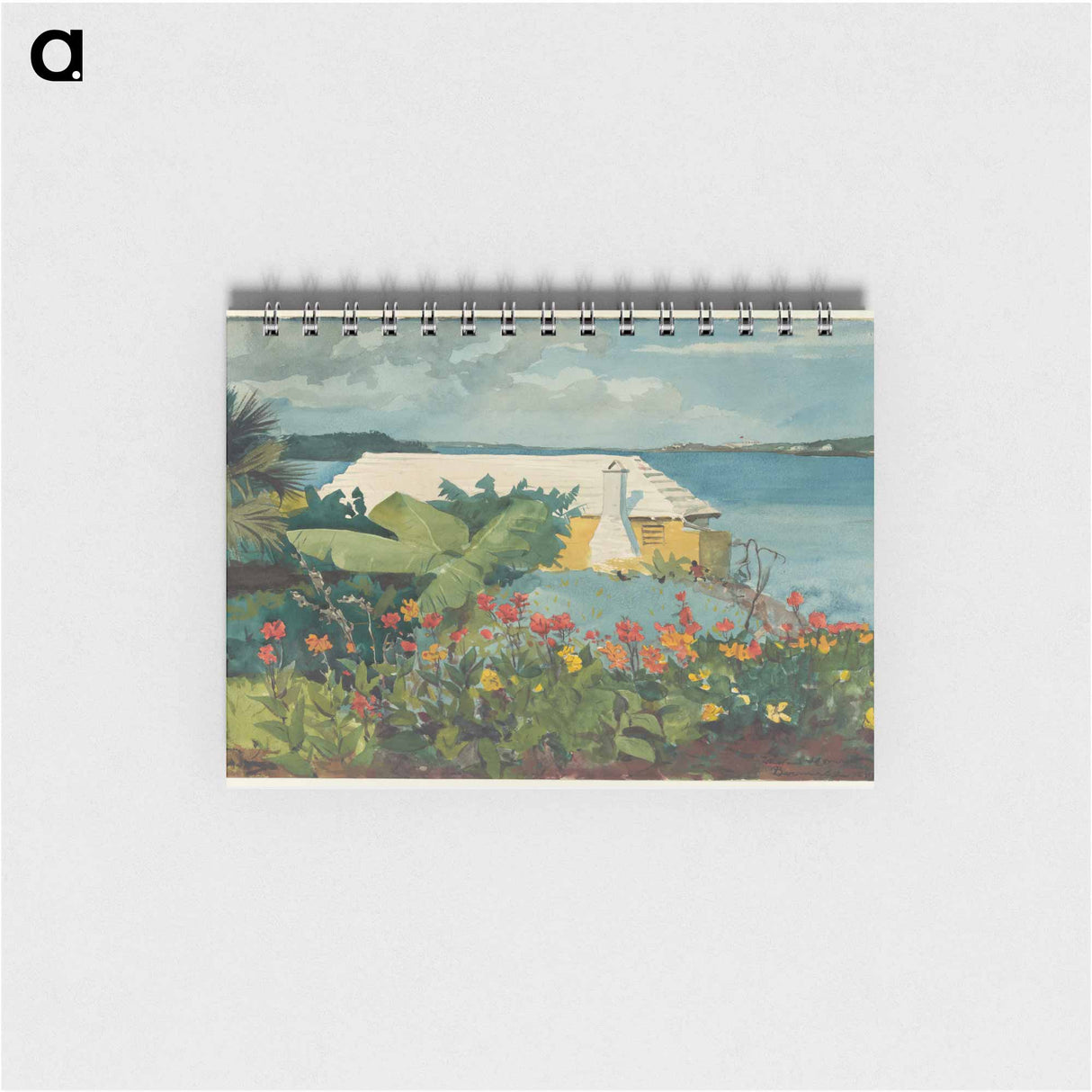 Flower Garden and Bungalow, Bermuda - ウィンスロー ホーマー Memo.