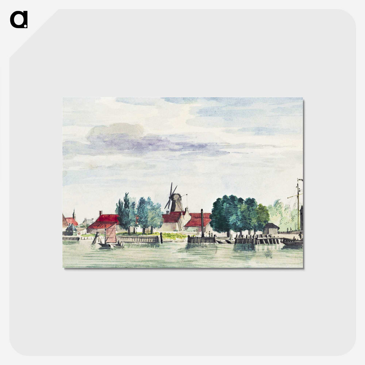 1-16_Aert-Schouman_postcard