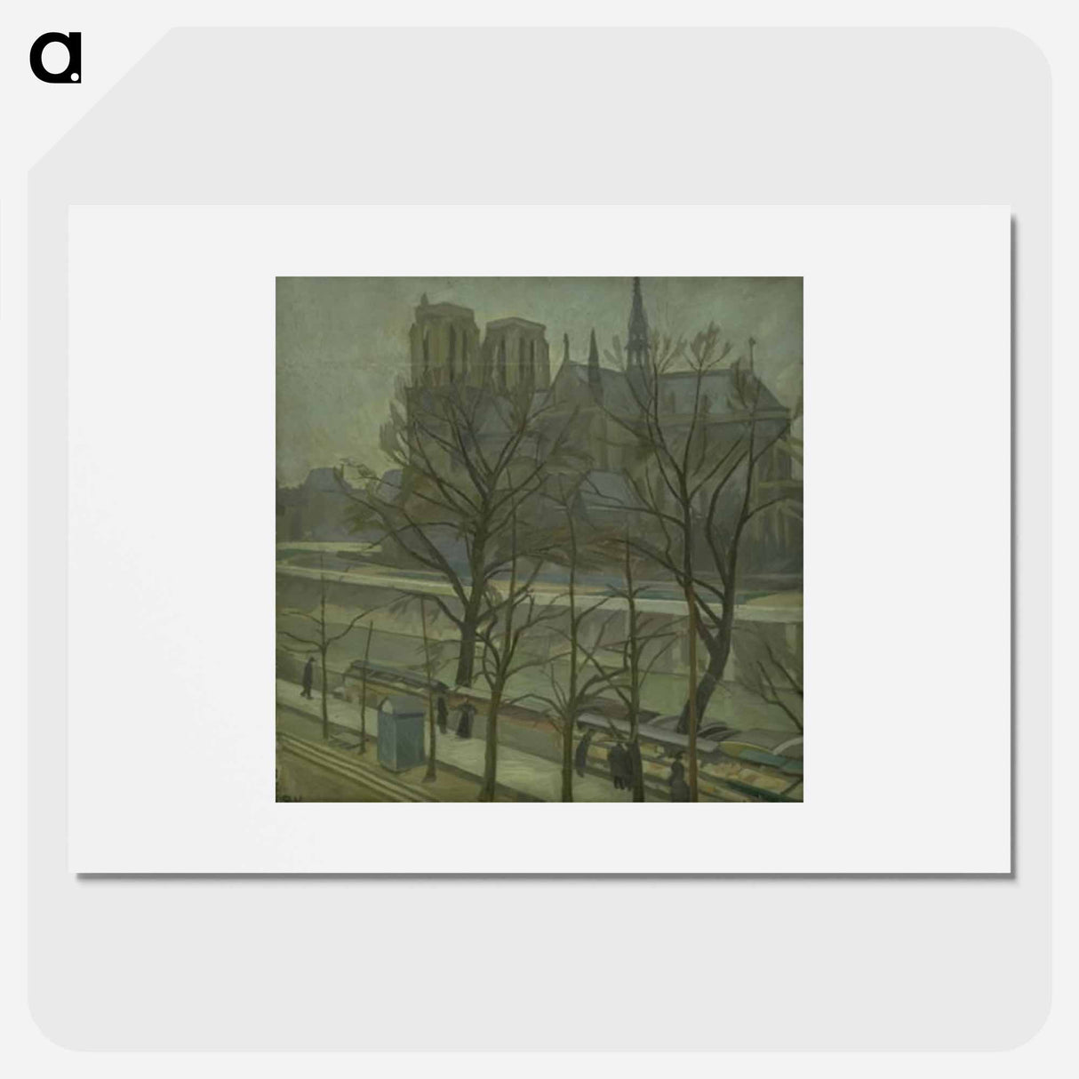 From Quai de la Tournelle, Paris - エドヴァルド ウェイ Poster.