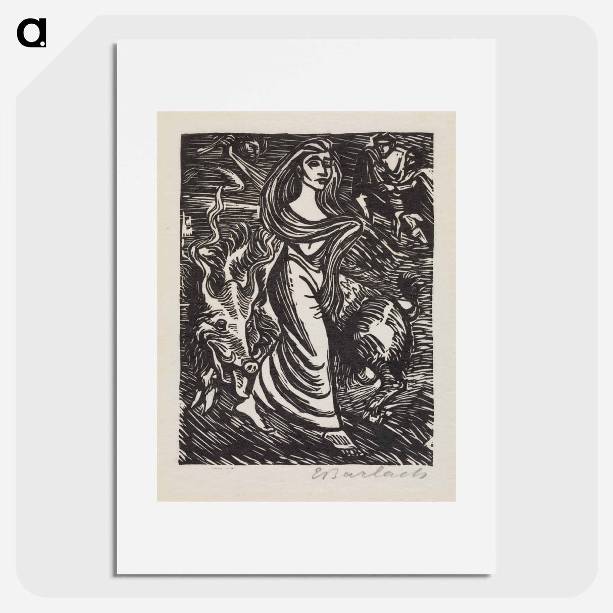 Lilith, Adam's first wife - エルンスト ハインリヒ バルラッハ Poster.