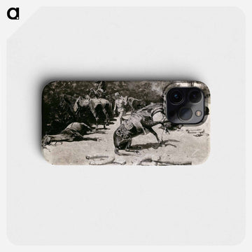 How the Horses Died for Their Country at Santiago
 - フレデリック レミントン Phone Case.
