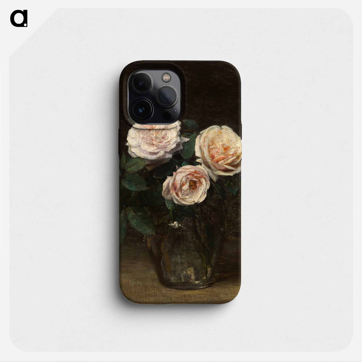 Still Life with Roses - アンリ ファンタン ラトゥール Phone Case.