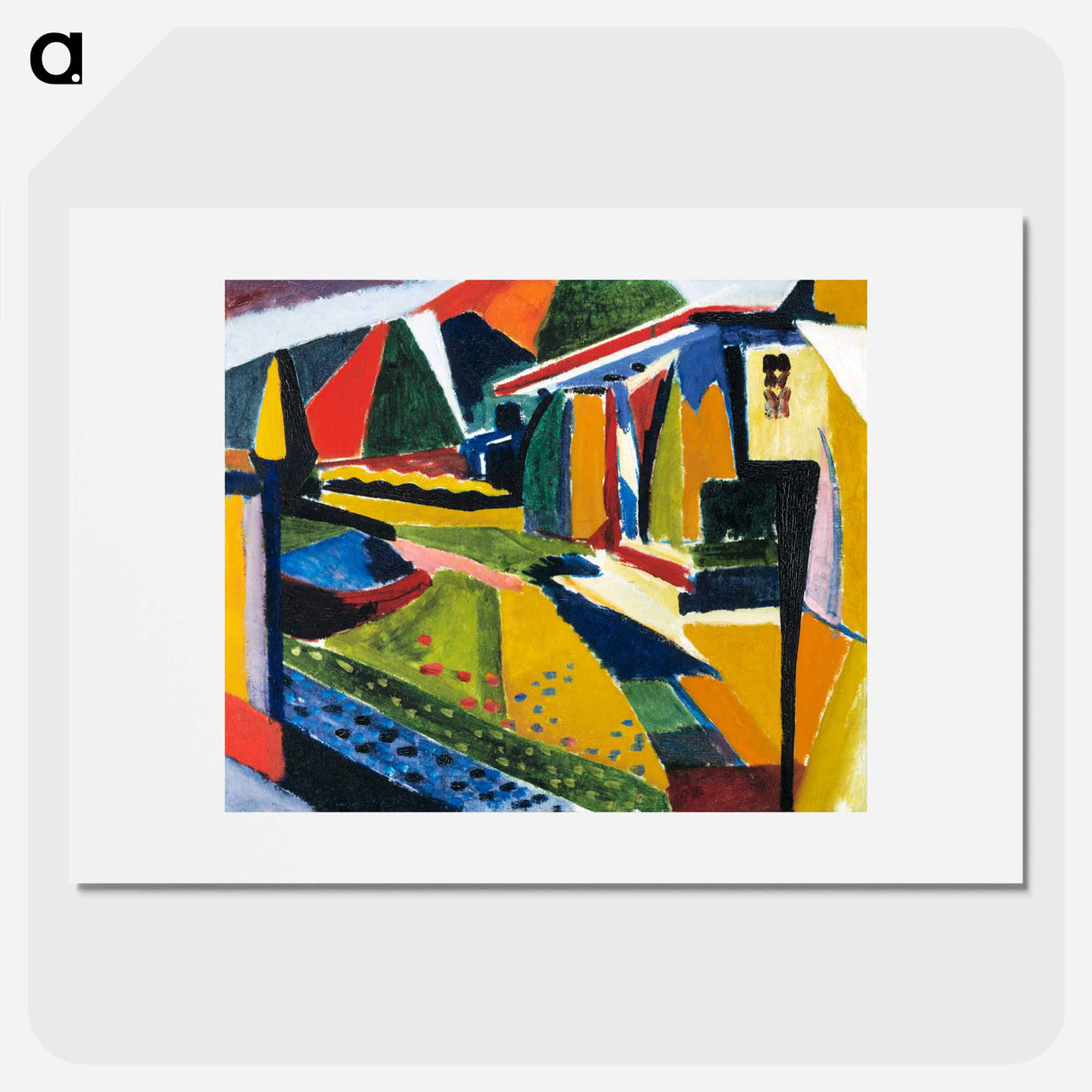 アートポスター-Abstract Landscape - ヘンリー ライマン サイエン Poster.