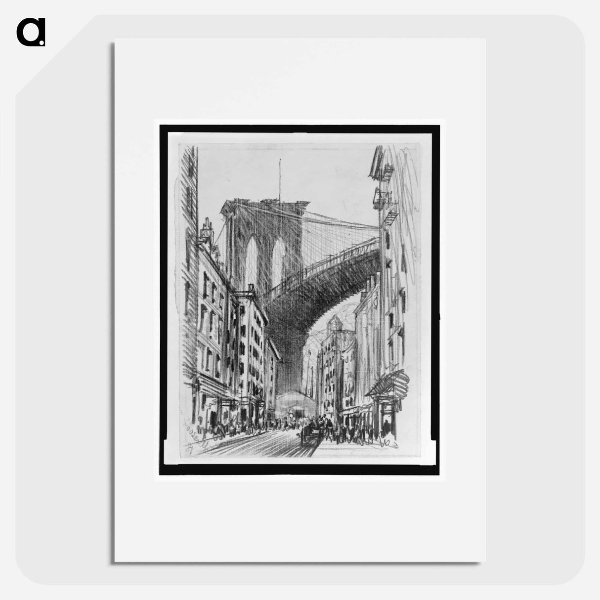 アートポスター-Brooklyn Bridge Tenements
- ジョセフ ペネル Poster.