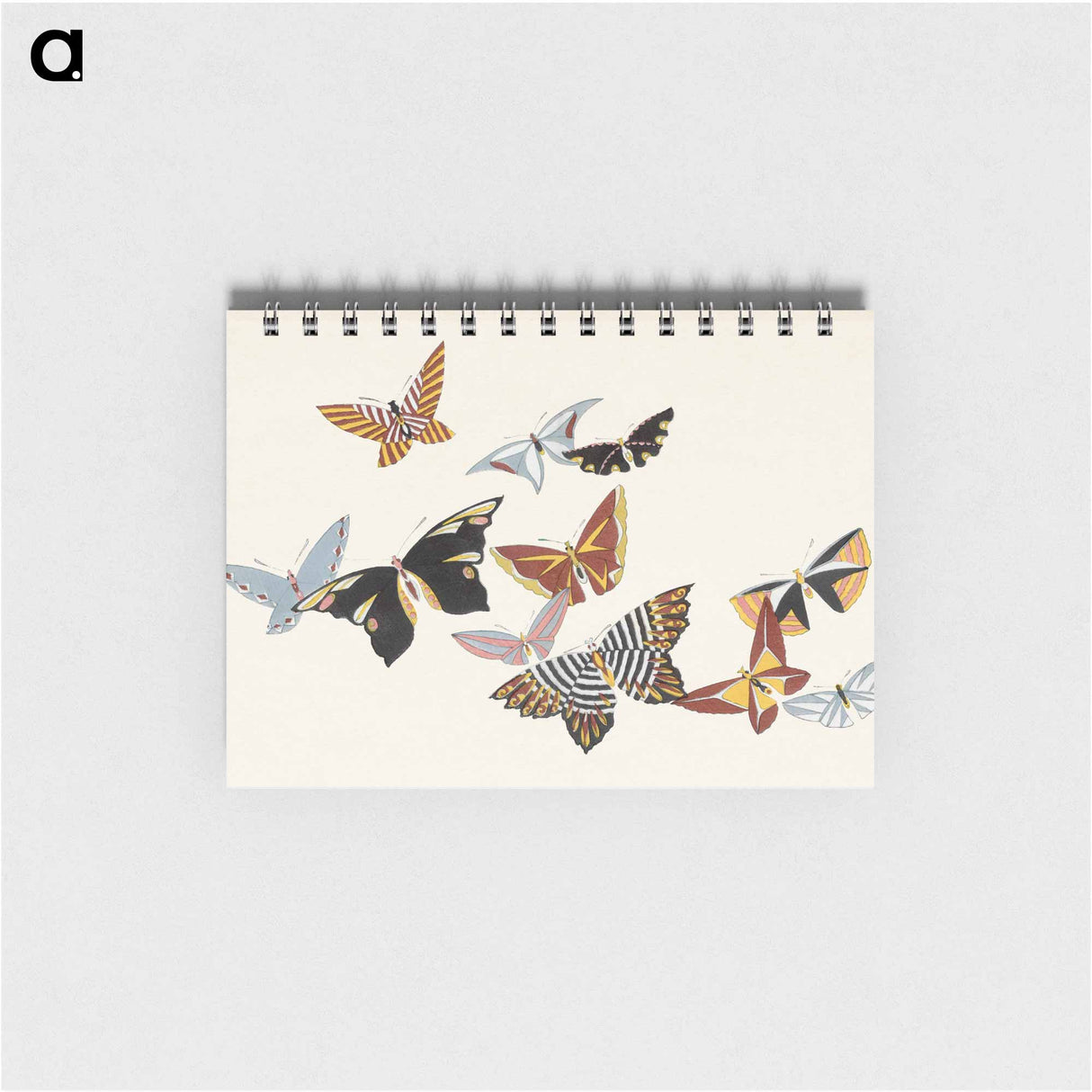 Japanese butterfly - 神坂 雪佳 Memo.