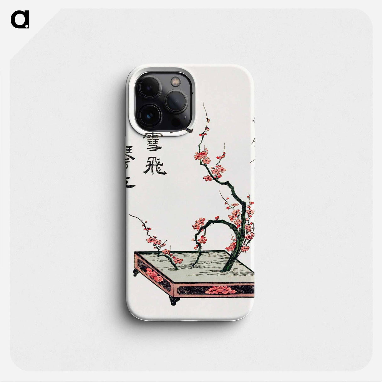 Japanese ikebana plum branch - 喜多川 歌麿 Phone Case.