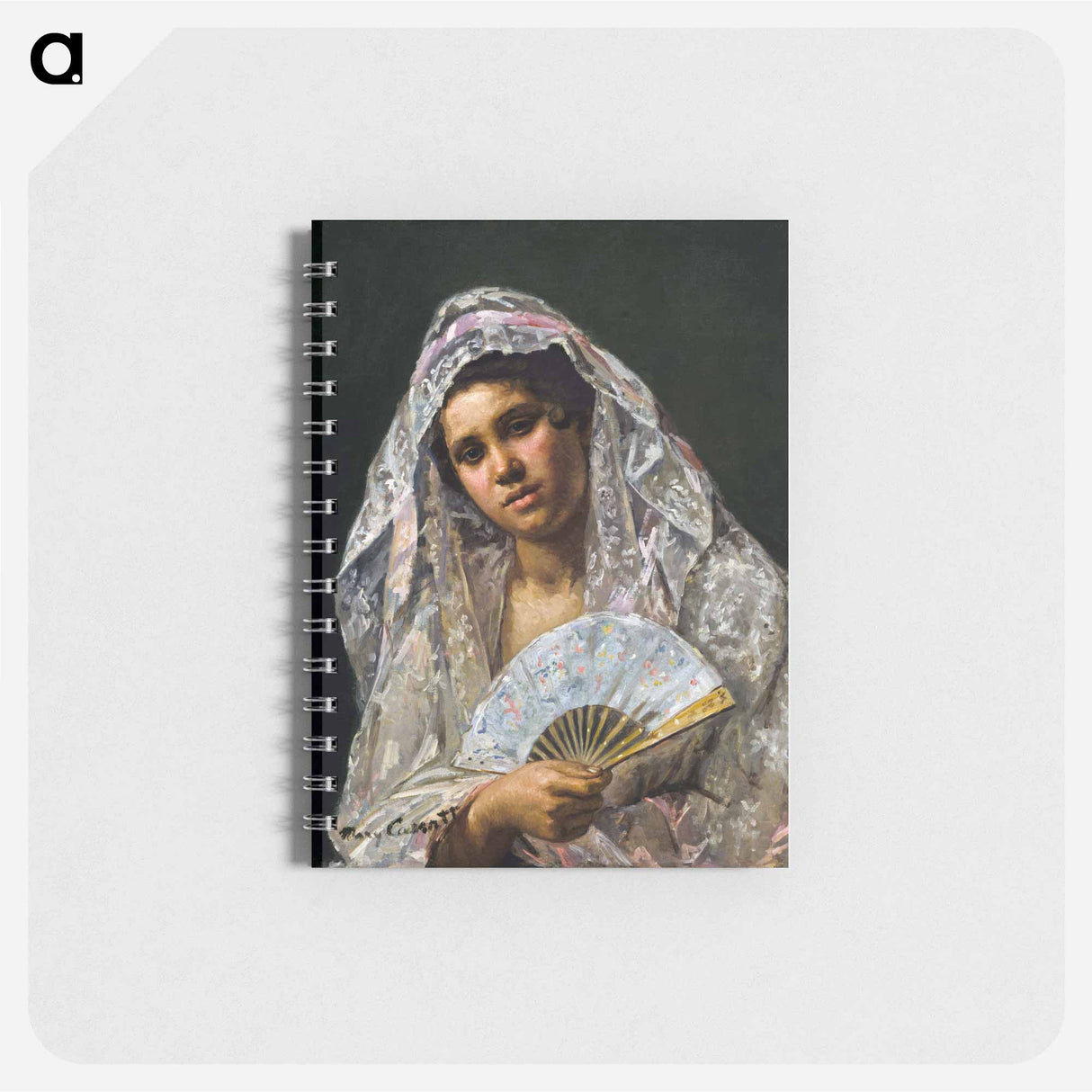 Spanish Dancer Wearing a Lace Mantilla - メアリー カサット Memo.