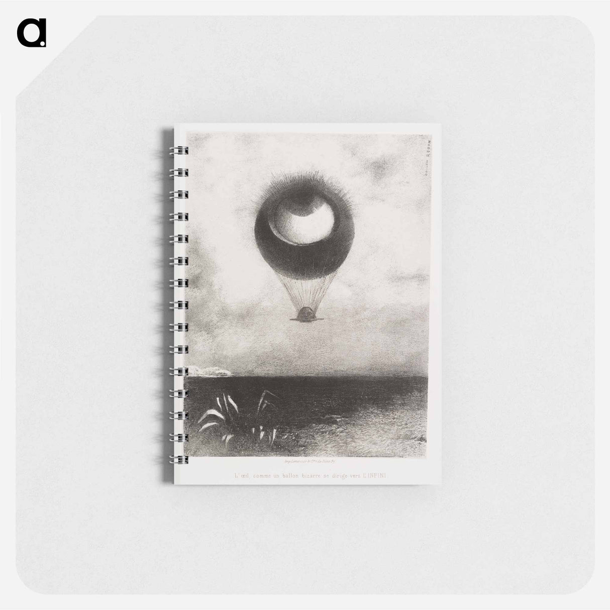 À Edgar Poe - オディロン ルドン Memo.