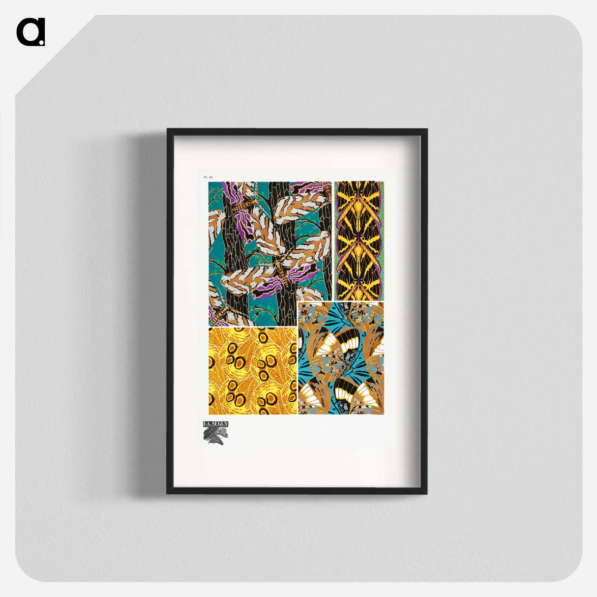 アートポスター-Butterflies Pattern
- パピヨン Poster.