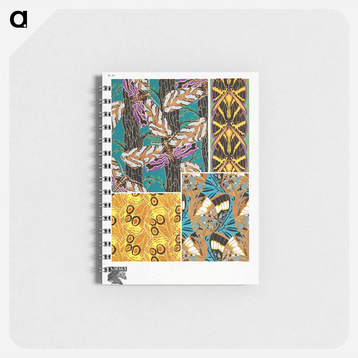 アートメモ帳-Butterflies Pattern
- パピヨン Memo.