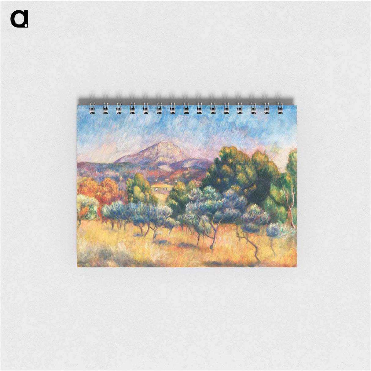 Montagne Sainte-Victoire (Paysage) - ピエール オーギュスト ルノワール Memo.