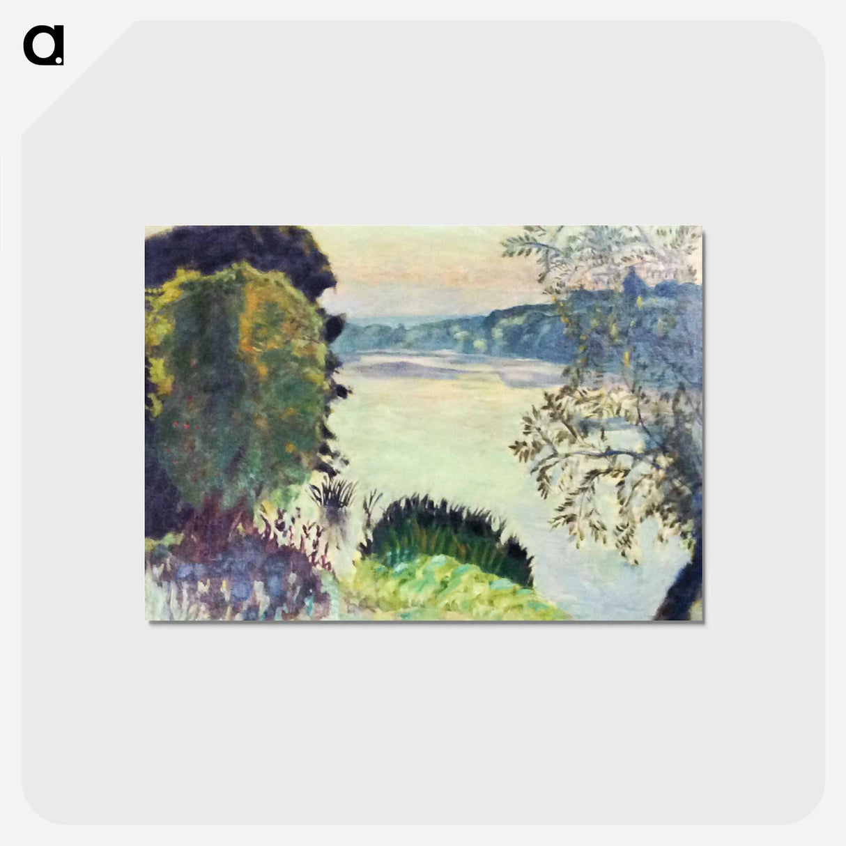アートポストカード-The Seine at Vernon
- ピエール ボナール Postcard.