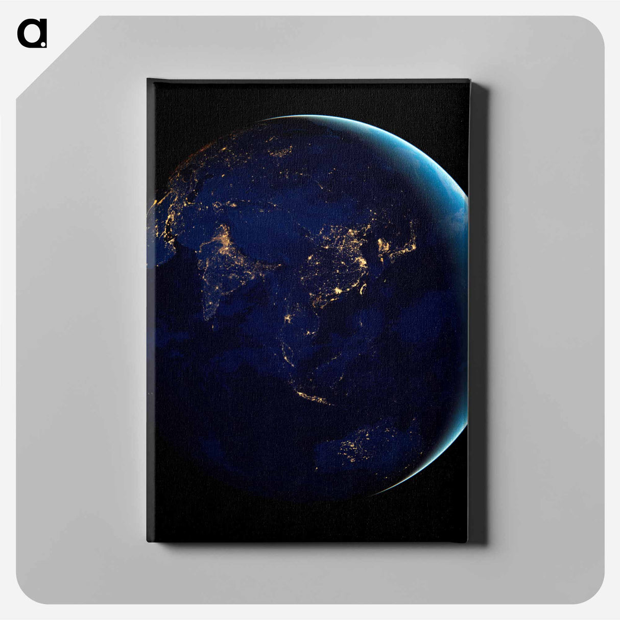 アートパネル-Asia and Australia at Night
- 地球 Canvas.