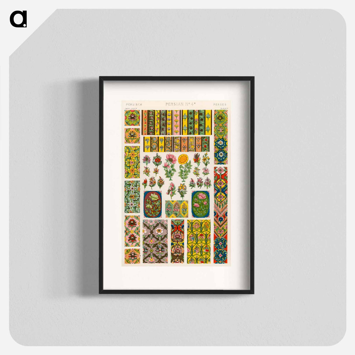 アートポスター-Grammar of Ornament Pattern Illustration
- 装飾の文法 Poster.