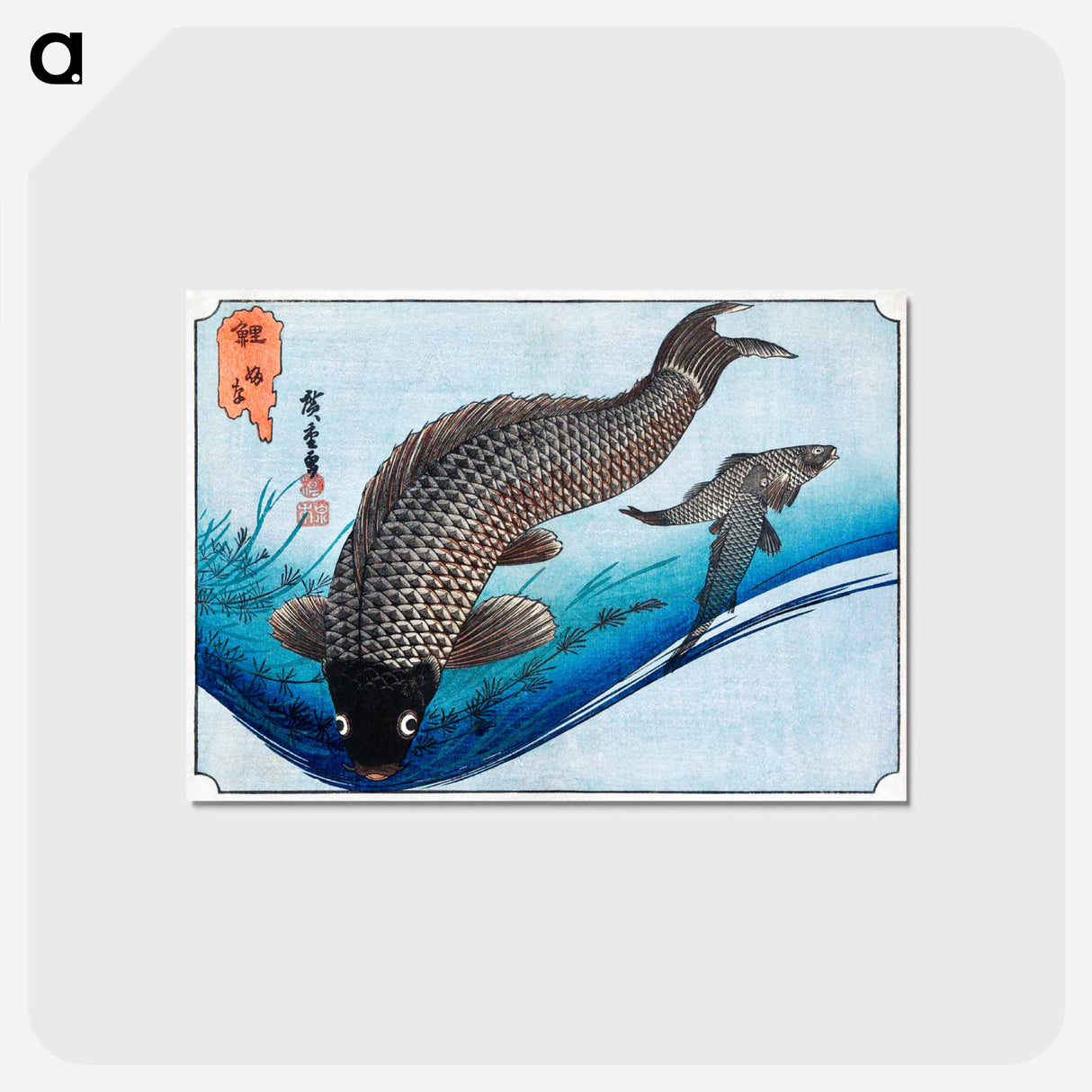 アートポストカード-Carp and Crucians
- 歌川 広重 Postcard.