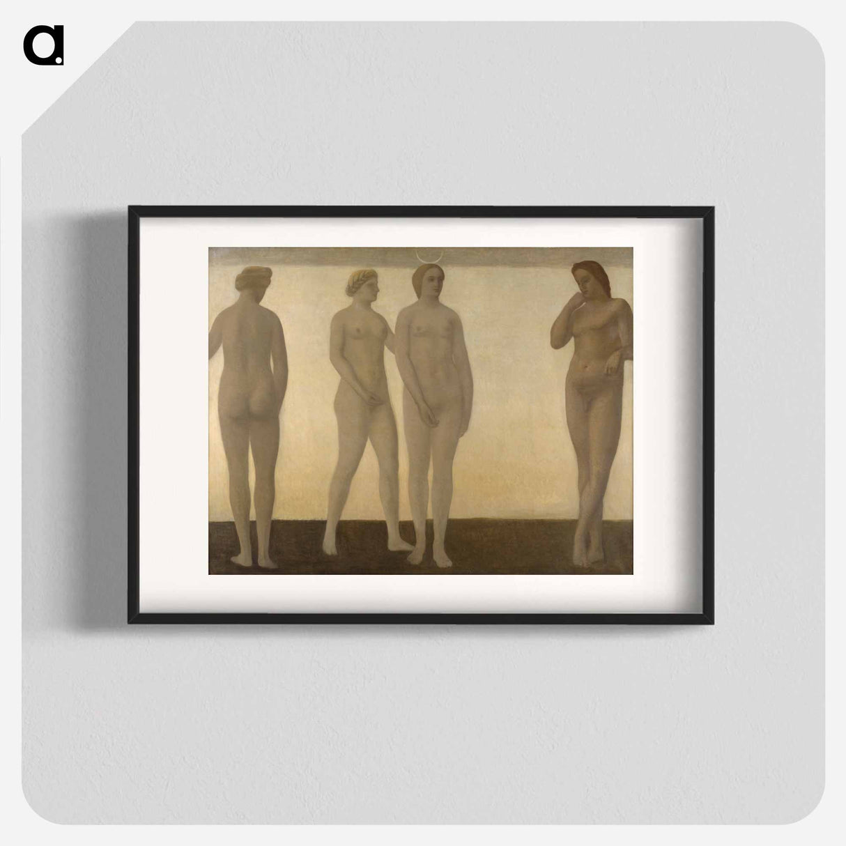 Artemis - Vilhelm Hammershøi Poster.