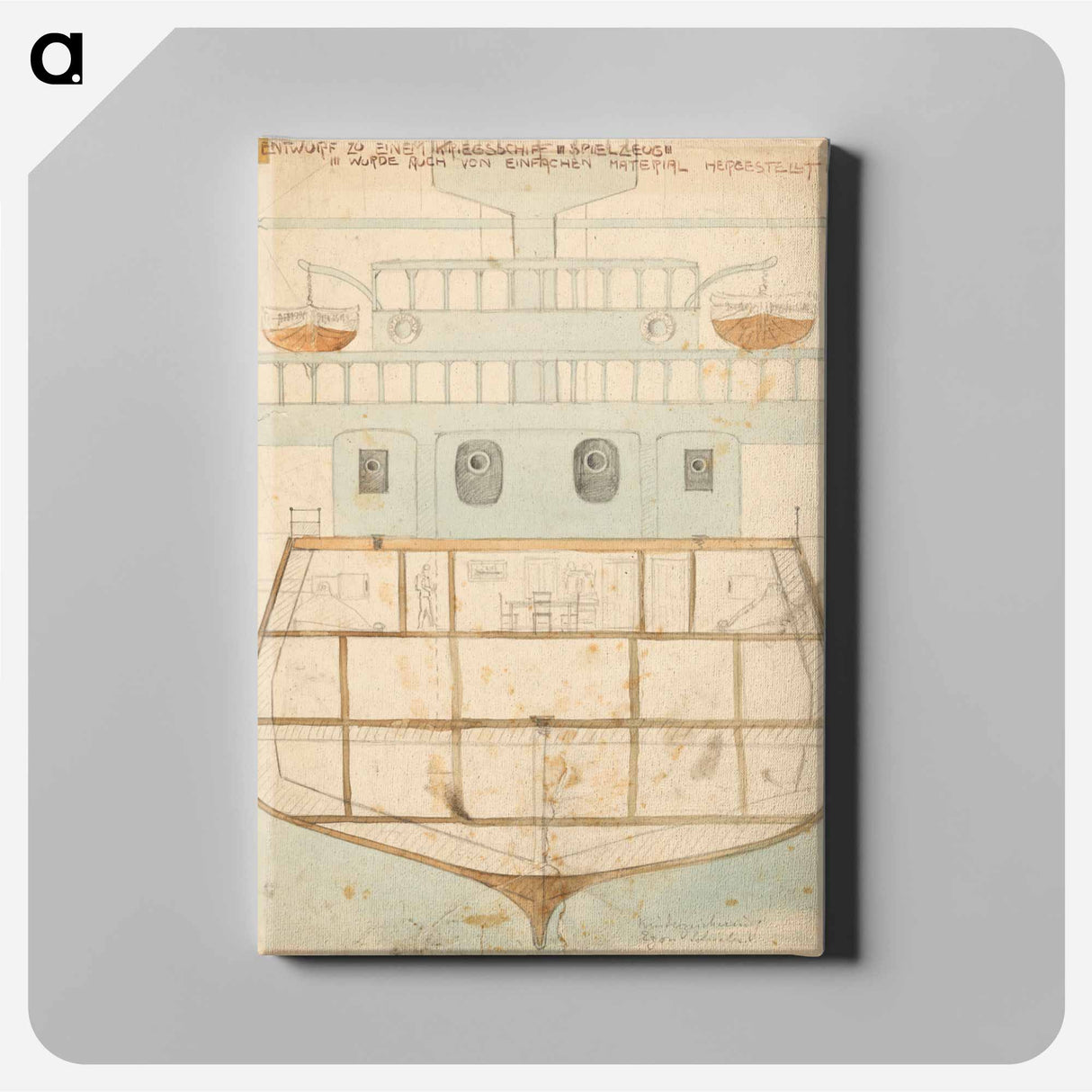 アートパネル-Toy Warship Design
- ウィーン博物館 Canvas.