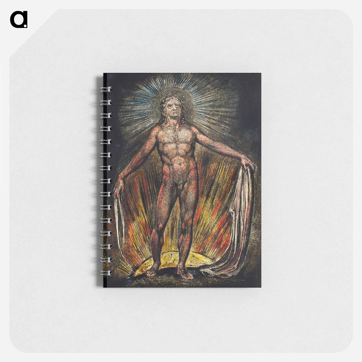 The robe of the promise illustration from Milton: a Poem, To Justify the Ways of God to Men - ウィリアム ブレイク Memo.
