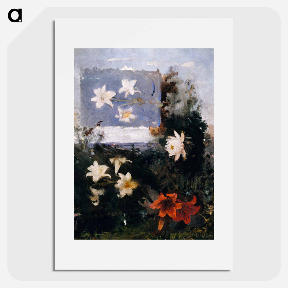 Flower Studies - アボット ハンダーソン セイヤー Poster.