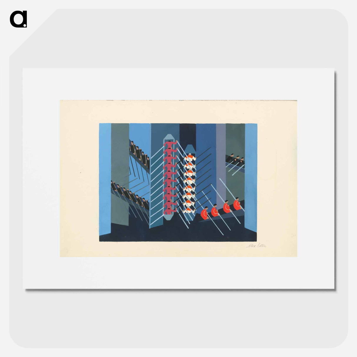 Maquettes de théatre i.-xv. - アレクサンドラ エクスター Poster.