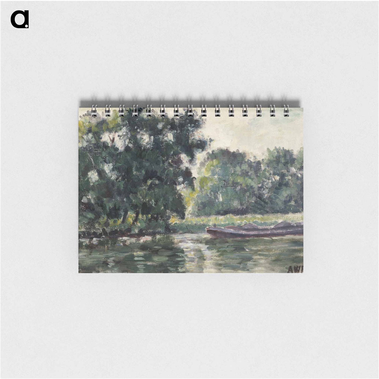 Richmond, a river landscape - アルフレッド ウィリアム フィンチ Memo.