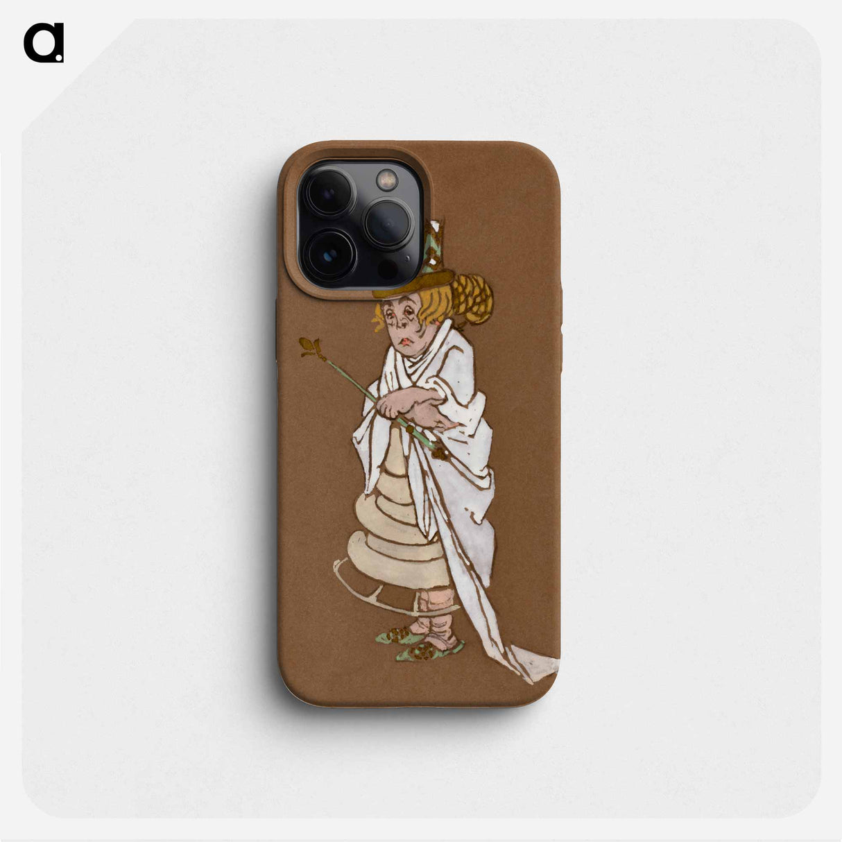White Queen Costume Design for Alice in Wonderland - 不思議の国のアリス Phone Case.