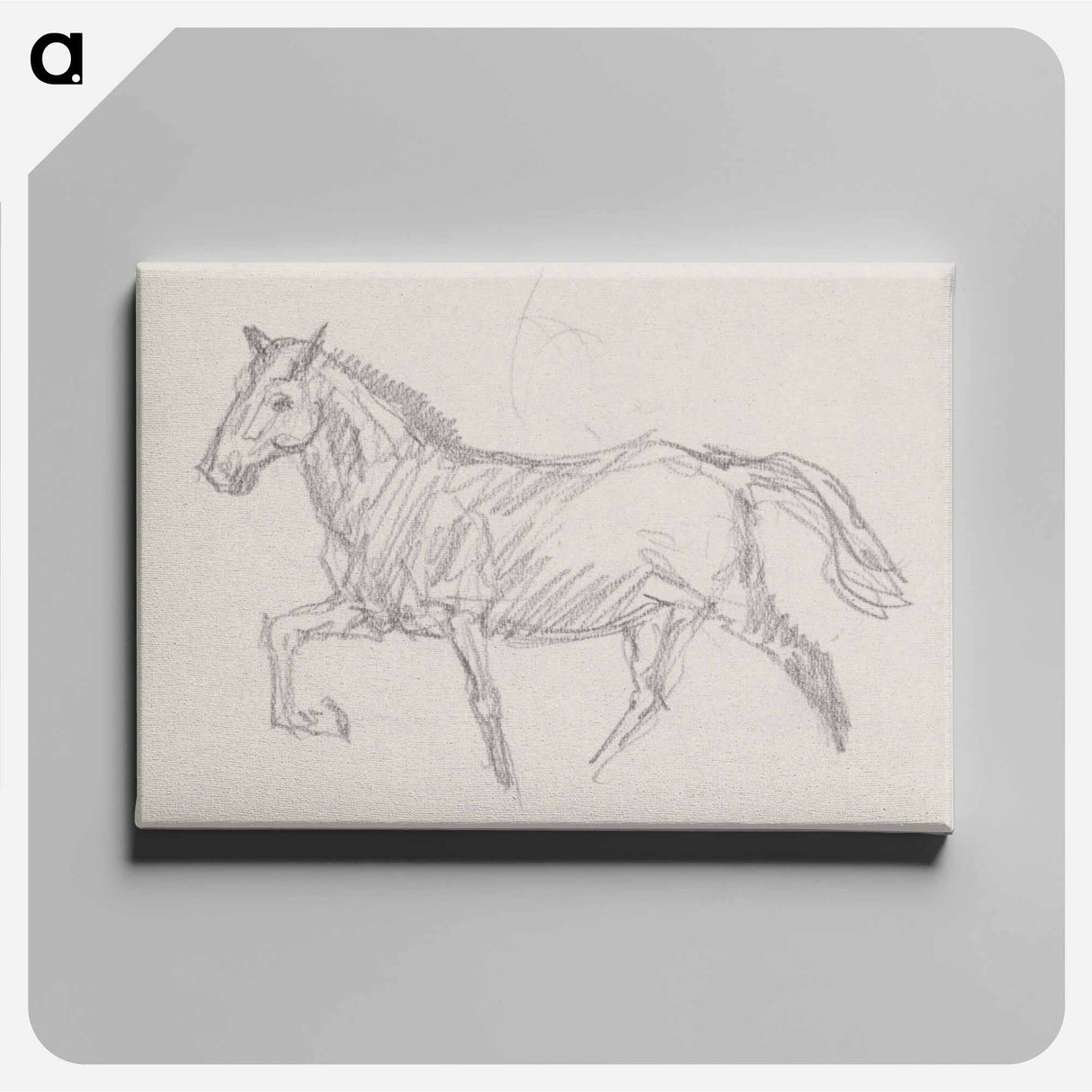 Sketchbook 6 horse - アーノルド ピーター ワイズ クビンチャン Canvas.