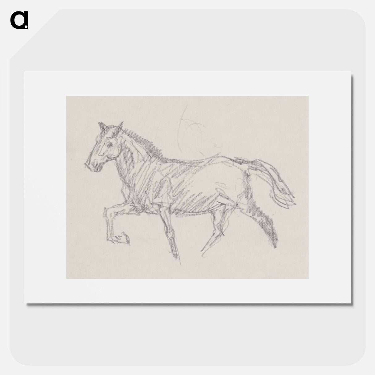 Sketchbook 6 horse - アーノルド ピーター ワイズ クビンチャン Poster.